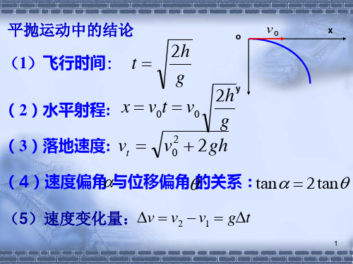 5.3实验：研究平抛运动ppt课件