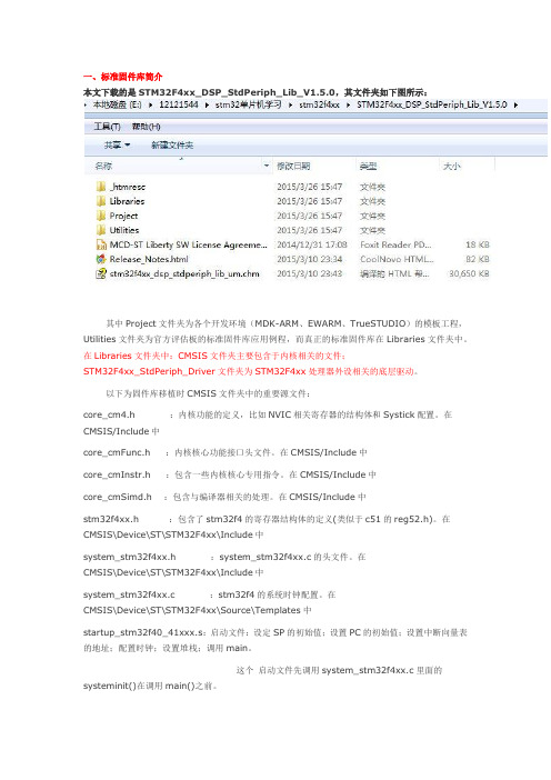 STM32F4xx标准外设固件库