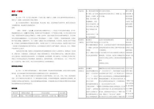 高中语文(我有一个梦想)教案10 沪教版第二册 教案