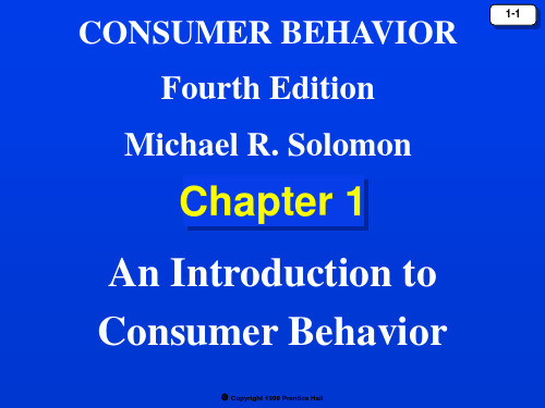 消费者行为学(Consumer-Behavior)PPT优秀课件