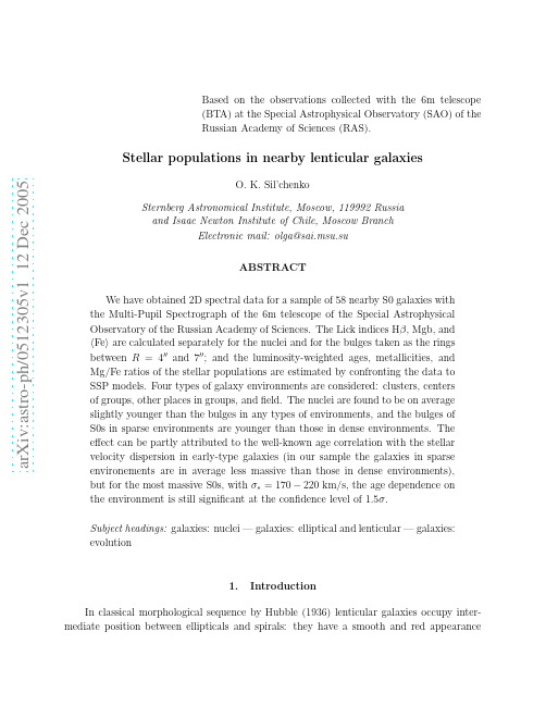 Stellar Populations in Nearby Lenticular Galaxies
