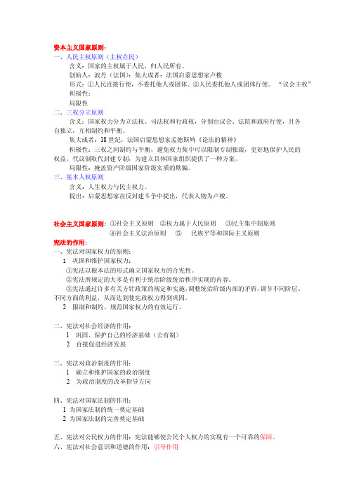 资产阶级国家原则