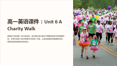 《高一英语课件：Unit6ACharityWalk》