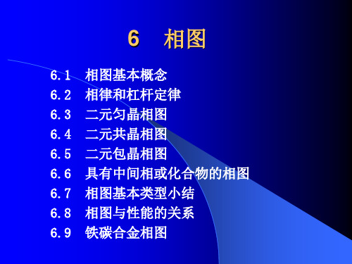 工程材料基础-6. 相图