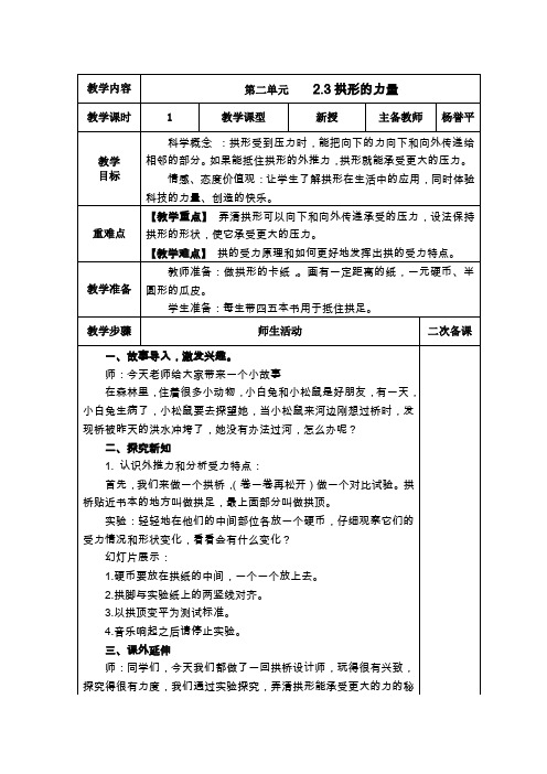 2.3拱形的力量