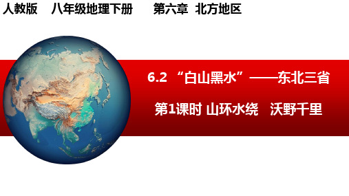 “白山黑水”东北三省(第1课时 山环水绕 沃野千里)2022-2023学年八年级地理下册(人教版) 