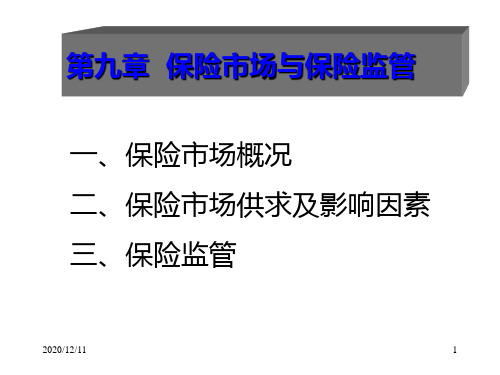 保险学[第9章]PPT教学课件