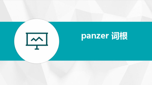 panzer 词根