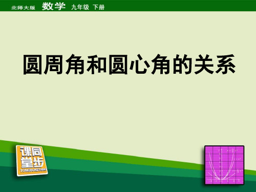 《圆周角和圆心角的关系》圆4 最新小学精品公开课件