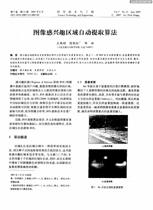 图像感兴趣区域自动提取算法