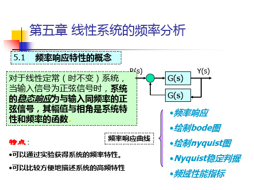 线性系统的频率分析