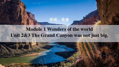 Module1+Wonders+of+the+world+辅导课件 外研版九年级英语上册