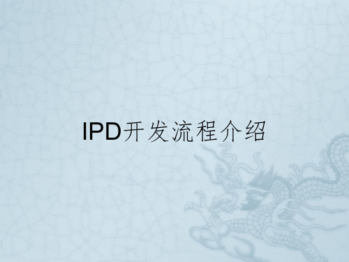 IPD开发流程介绍