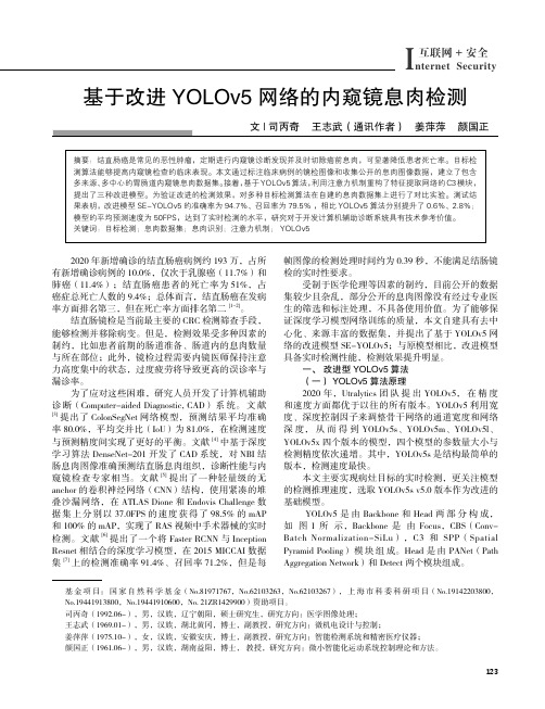 基于改进YOLOv5_网络的内窥镜息肉检测