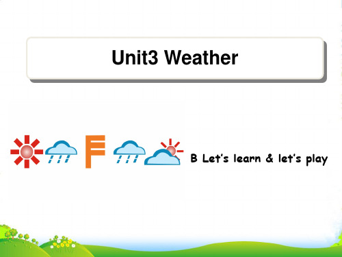 pep(人教)四年级英语下册 Unit3__B__Let’s__learn教学课件