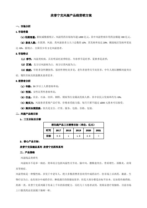 欣普宁克风湿类风湿讲解的系统材料