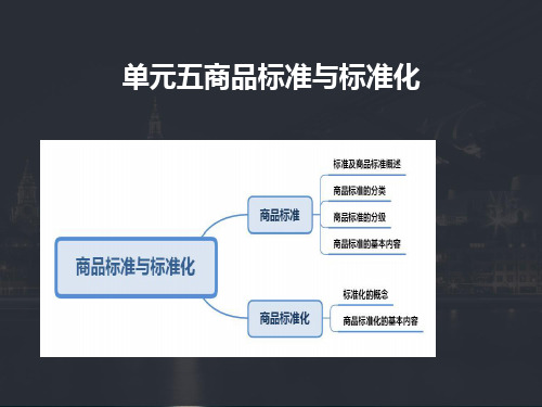 第5单元 商品标准与标准化《商品学基础与实务》PPT课件