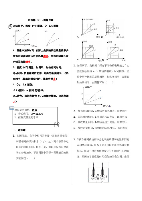 第3节 比热容(2)——图像专题(原卷版)