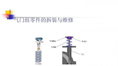 汽油机气门组零件的拆装与维修 共16页