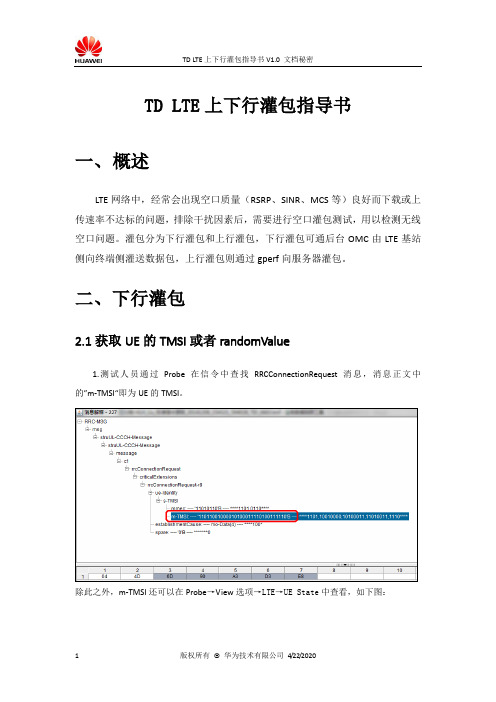 LTE上下行速率灌包操作