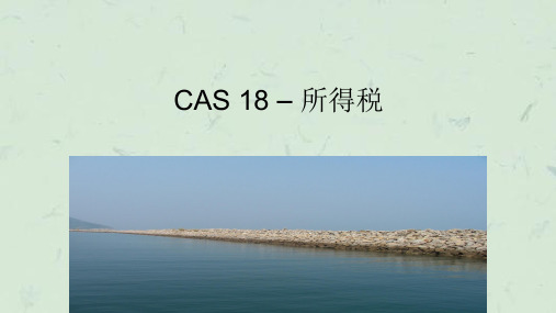 新会计准则讲义PPT-CAS-18-所得税课件