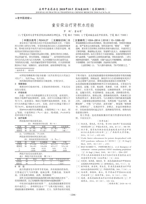 童安荣治疗肾积水经验