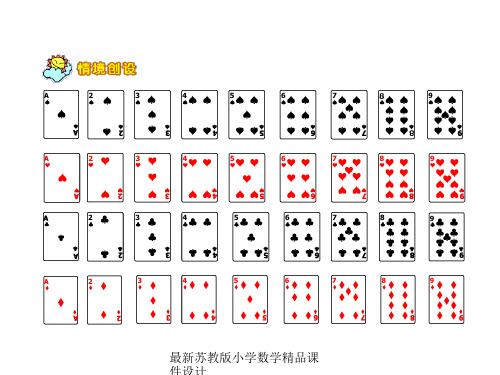 最新苏教版小学二年级上册数学精品课件算24点