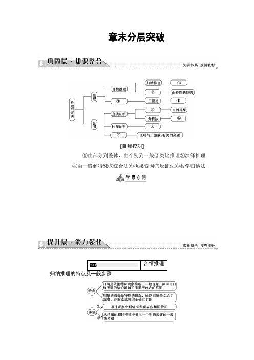 高中数学(苏教版 选修2-2)章末分层突破2 Word版含答案