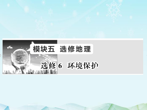 最新新课标地理高考总复习选修6 环境保护课件ppt