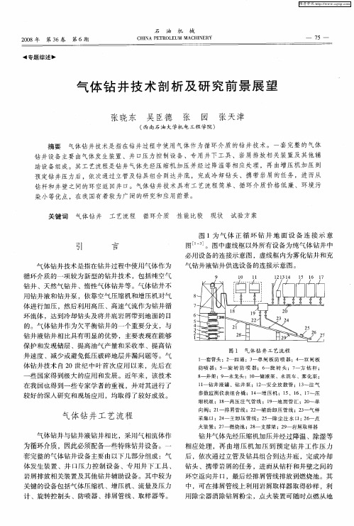 气体钻井技术剖析及研究前景展望