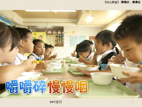 安全之嚼嚼碎-慢慢咽 ppt课件