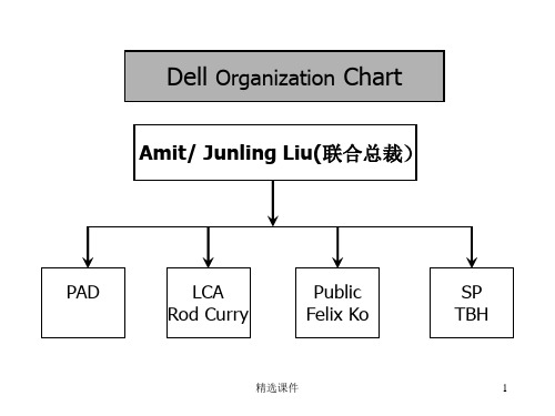 戴尔公司组织架构图