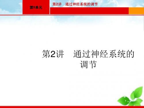 高三生物一轮复习第9单元：人体的内环境与稳态、动物和人体生命活动的调节ppt课件(自制) 1