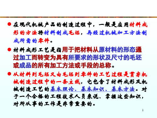 精选第一章铸造成形工艺理论基础