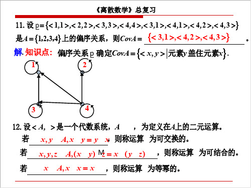 《离散数学》总复习