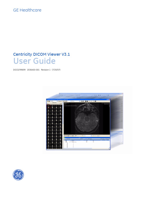 DICOM Viewer V3.1 User Guide