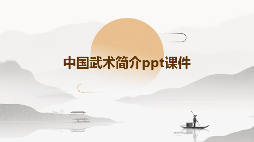 中国武术简介ppt课件