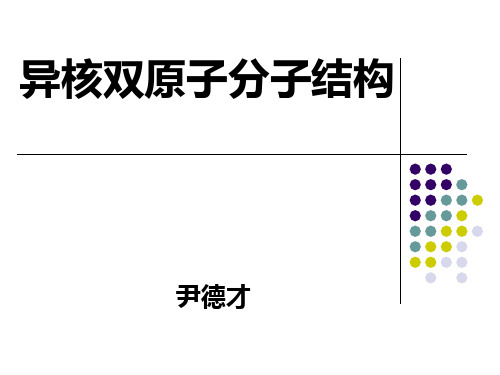 结构化学-第三章异核双原子分子结构