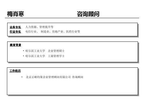 正略钧策—永泰地产—HRCC梅肖寒-正略钧策0605