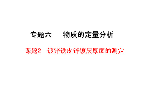 镀锌铁皮锌镀层厚度的测定 PPT课件