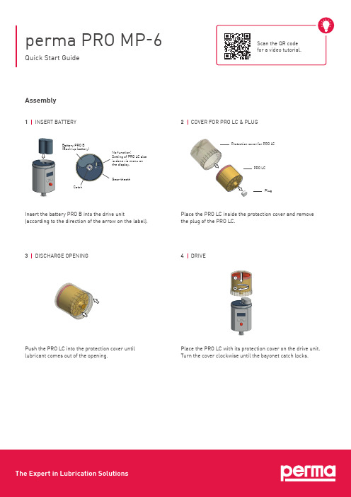 Quick Start Guide for perma PRO MP-6说明书