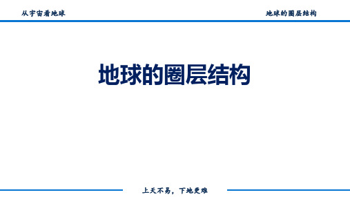 湘教版高中地理必修一 (地球的圈层结构)宇宙中的地球课件教学