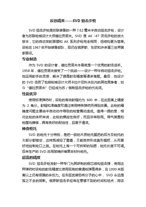 反恐精英——SVD狙击步枪