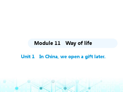 外研版八年级英语上册Module11 Unit1 课件