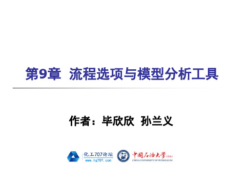 《化工流程模拟实训—Aspen Plus教程(孙兰义主编)》配套PPS课件第9章 流程选项与模型分析工具