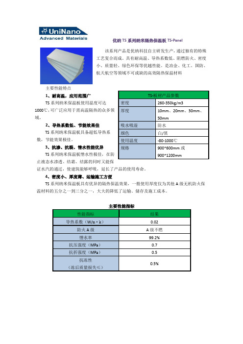 纳米隔热保温板