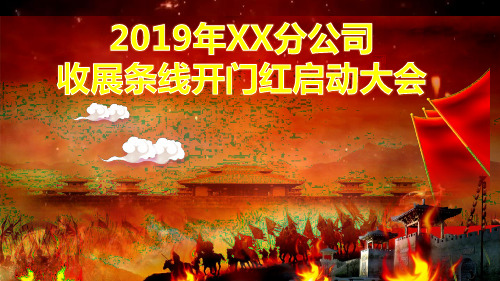 2019年保险公司开门红启动会