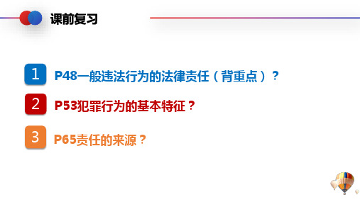 人教版道德与法治八年级上做负责任的人课件(共20张PPT)1