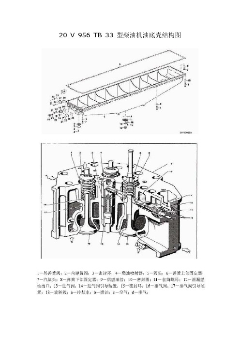 10缸柴油机结构图