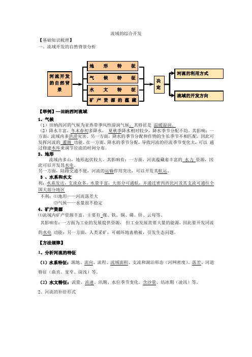 流域的综合开发